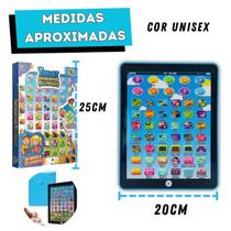 Tablet Educativo Bílingue Inglês e Português Infantil Unisex - Educativo/Interativo 58 Funções