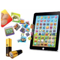 Tablet educativo infantil didático interativo educacional AZUL