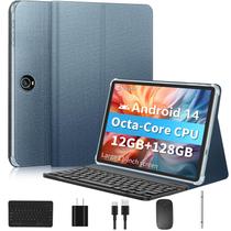 Tablet eHFIDC de 11 polegadas Android 14 12 GB RAM 128 GB ROM 1 TB azul