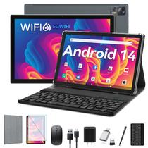 Tablet EITOMIN Android 14 WiFi 6 - 10 Polegadas, 8GB RAM e 64/512GB - Cinza