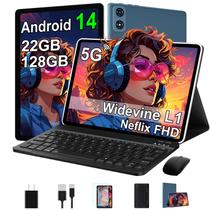 Tablet FEZAWIO 10 Polegadas - Android 14, 22GB RAM e 128GB ROM