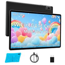 Tablet HAOVM Android 14 4G de 10 polegadas desbloqueado com 3 GB+32 GB+capa