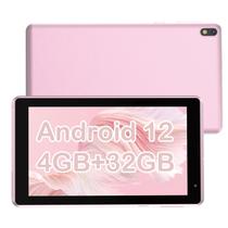 Tablet HDTABLET 7" Android 12 - 4GB RAM + 32GB ROM (Expansível até 1TB) - Rosa