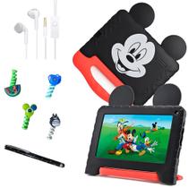 Tablet infantil 32gb WIFI Mickey Mouse Capa emborrachada Caneta Fone