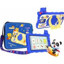 Tablet Infantil 64GB Android 13 4GB RAM Quadcore, Câmera 4MP, WiFi, YouTube Kids, Play Store Diversão e Aprendizado