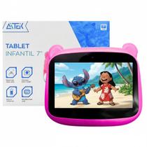 Tablet Infantil 7" 64GB 4GB RAM 3000mAh Câmera Frontal e Traseira Wi-Fi Bluetooth