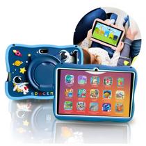 Tablet Infantil 7'' Android 13 com 64GB, 4GB RAM, Wi-Fi 5.0, Câmera 5MP, PlayStore e Capinha Anti Queda - Ideal para Crianças