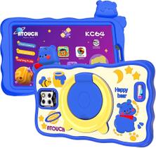 Tablet Infantil 7'' Android 13 com 64GB, 4GB RAM, Wi-Fi 5.0, Câmera 5MP, PlayStore e Capinha Anti Queda - Ideal para Crianças