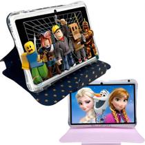 Tablet Infantil 7 Polegadas 6GB RAM 64GB Android 14 com YouTube, YouTube Kids, Netflix, Jogos, Roblox, Free Fire e Capa Protetora
