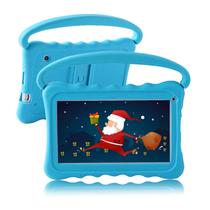 Tablet Infantil 7 Polegadas com WiFi - 32GB, Android 10, Controle Parental e Case à Prova de Choques (Azul)
