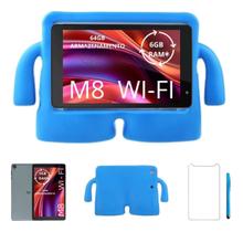 Tablet Infantil 8pol 64+6 Wifi C/capa Azul+caneta E Película