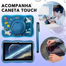 Tablet infantil Android 13 tela HD Playstore 64GB 4GB Ram Wifi 5.0 e Câmera 5MP Capinha anti queda Tablet infantil Android 13 tela HD Playstore 64GB 4GB Ram Wifi 5.0 e Câmera 5MP Capinha anti queda