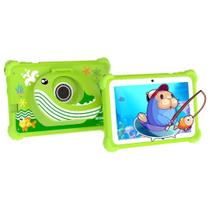 Tablet infantil Android 13 tela HD Playstore 64GB 4GB Ram Wifi 5.0 e Câmera 5MP Capinha anti queda