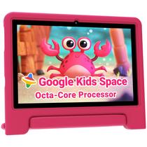 Tablet Infantil ApoloMedia 2024 - 10 Polegadas, Android 14, 64GB + Capa Rosa