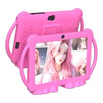 Tablet infantil ATOZEE de 7 polegadas e 4 GB de RAM 32 GB Android 12 com capa rosa