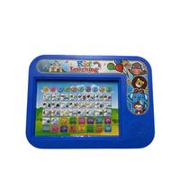 Tablet Infantil Brinquedo Educativo Alfabetização Bilíngue Inglês Português - Azul