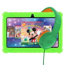 Tablet Infantil Contixo V8 HD Disney 7" com Fones de Ouvido Verdes