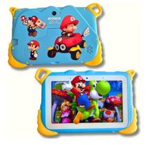 Tablet Infantil Criança Educativo Mário Android Playstore Youtube 256GB