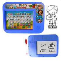Tablet Infantil Didático Educativo Bilíngue Lousa Desenhar Pintar Inteligente Criança
