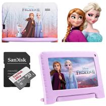Tablet Infantil Frozen II 64GB 4GB Ram Com Cartão 64GB Incluso NB416