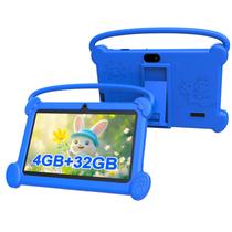 Tablet infantil ICONLINK ROM de 7 polegadas e 32 GB com capa à prova de choque azul