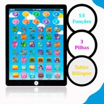 Tablet Infantil Interativo Educativo Bilingue Crianças Brinquedo