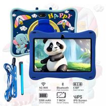 Tablet Infantil Kids 4RAM 64GB Android Com Bolsa Caneta Touch, jogos, youtube, ConteúdoEducativo e Controle Parental
