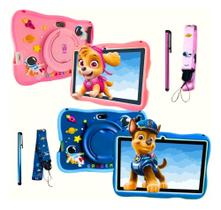 Tablet Infantil Kids A16 Com Capa Jogos Crianças 64gb 4Gb Ram Controle Parental e Capa Antiqueda Cor Rosa sp
