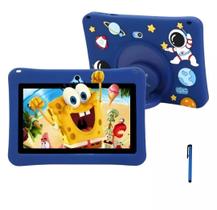 Tablet infantil kids astronauta 6 º128GB com caneta touch e acessorios azul