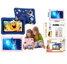 Tablet Infantil Kids Astronauta SISTEMA ANDROID 13 6GB RAM 128GB Com Capa Película Caneta Acessórios com Aplicativo Controle Parental