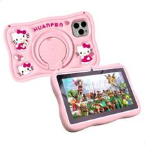 Tablet infantil Kids H kitty + brindes 4gb Ram 128gb capa antiqueda