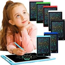 Tablet Infantil LCD Lousa Magica Escrita Colorida Para Desenho e Estudo - 12 Polegadas