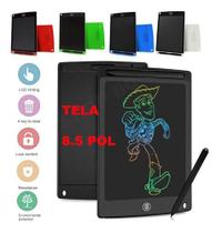 Tablet infantil Lousa Magica Desenhos escrita 8,5 pol Lcd