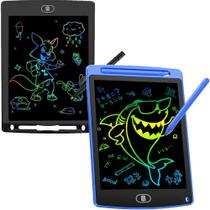 Tablet Infantil Lousa Magica LCD 12 POL Brinquedo Kit 10 UN - Exbom