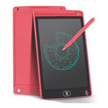 Tablet Infantil Lousa Mágica Vermelho Para Escrever e Desenhar Zippy Toys