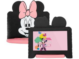 Tablet Infantil Multi Minnie Mouse com Case - 7” Wi-Fi Android 8.1 Quad-Core Selfie 1.3MP