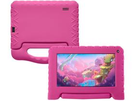 Tablet Infantil Multilaser Kid Pad com Capa 7” - Wi-Fi 32GB Android 11 Quad-Core Câmera Integrada