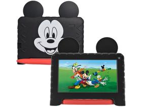 Tablet Infantil Multilaser Mickey com Capa 7” - Wi-Fi 32GB Android 11 Quad-Core Câmera Integrada