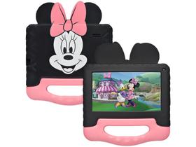 Tablet Infantil Multilaser Minnie com Capa 7” - Wi-Fi 32GB Android 11 Quad-Core Câmera Integrada