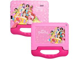 Tablet Infantil Multilaser Princesas com Capa 7” - Wi-Fi 32GB Android 11 Quad-Core Câmera Integrada