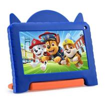 Tablet Infantil Patrulha Canina Tela 7" Wifi 64GB Capa Multi