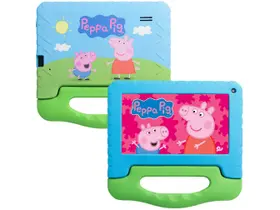 Tablet Infantil Peppa Pig Multilaser NB375 Azul Verde 32GB Para Criança Youtube Netflix Play Store Tablet Infantil Peppa Pig Multilaser NB375 Azul Verde 32GB Para Criança Youtube Netflix Play Store