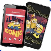 Tablet Infantil Positivo Minions Com Capa 64Gb 2 GB RAM Preto