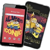 Tablet Infantil Positivo Minions Twist Tab WiFi Tela 7 64GB2GB ram