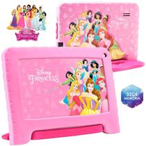 Tablet Infantil Princesa Disney Multilaser NB372 Rosa Kids Capa Silicone 32GB Para Criança Youtube