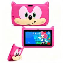 Tablet Infantil Rosa Android 13 64GB Ideal Para Crianças Tablet Infantil Rosa Android 13 64GB Ideal Para Crianças