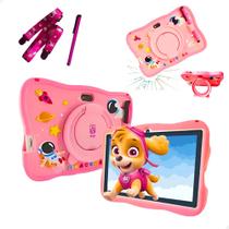 Tablet Infantil rosa Menina youtube Kids Smart 8 Polegadas