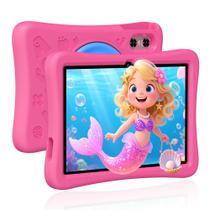 Tablet infantil SVITOO de 10 polegadas Android 14 12 GB RAM 128 GB ROM rosa