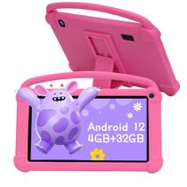 Tablet Infantil YQSAVIOR Android 12 - 4GB RAM + 32GB ROM - Tela IPS de 7"