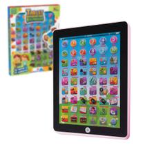 Tablet Interativo Bilíngue Brinquedo Pedagógico Infantil